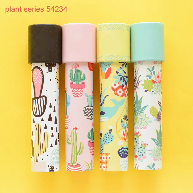 plant 54234 1 шт. случайный мультфильм малыш сенсорные 3D Калейдоскоп красочный мир Волшебные праздничные вечерние принадлежности вечерние сувениры подарки для детей - Цвет: plant 54234