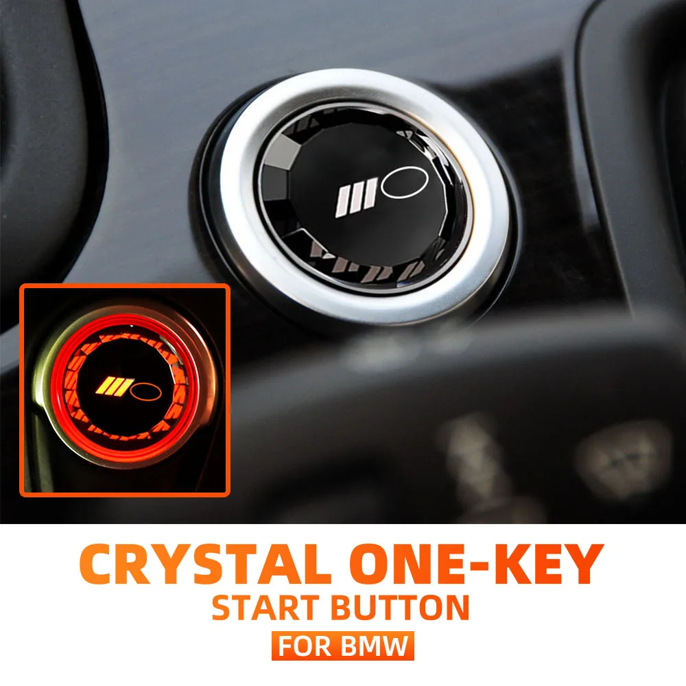 1 шт. кнопка включения и остановки двигателя в кристаллах для BMW M F07 F10 F12 F18 F20 F21 F22 F23
