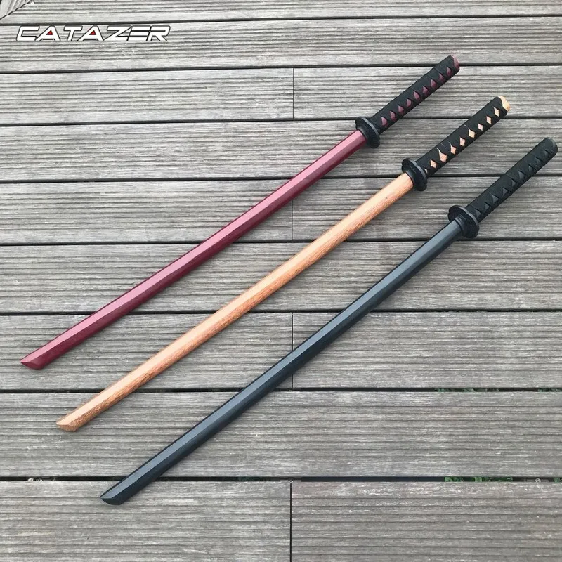 

Тренировочный резак для дерева Catazer Kendo, комбинированный газовый дорожный деревянный меч, практическая Боевая искусство специального назна...