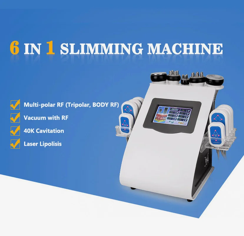 

Radio Frequency 8Pcs Lipo Laser Pad Slimming Ultrasonic Liposuction Cavitation Fat Loss Machine Reduce Cellulite Removal