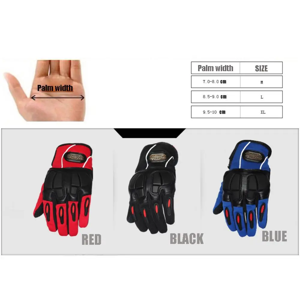 Мужские мотоциклетные кожаные гоночные перчатки велосипедные защитные с