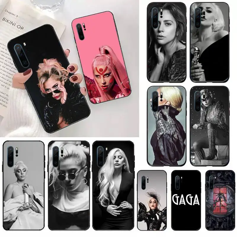 

Lady Gaga famous singer Phone Case For Huawei honor Mate P 10 20 30 40 i 9 8 pro x Lite smart 2019 nova 5t