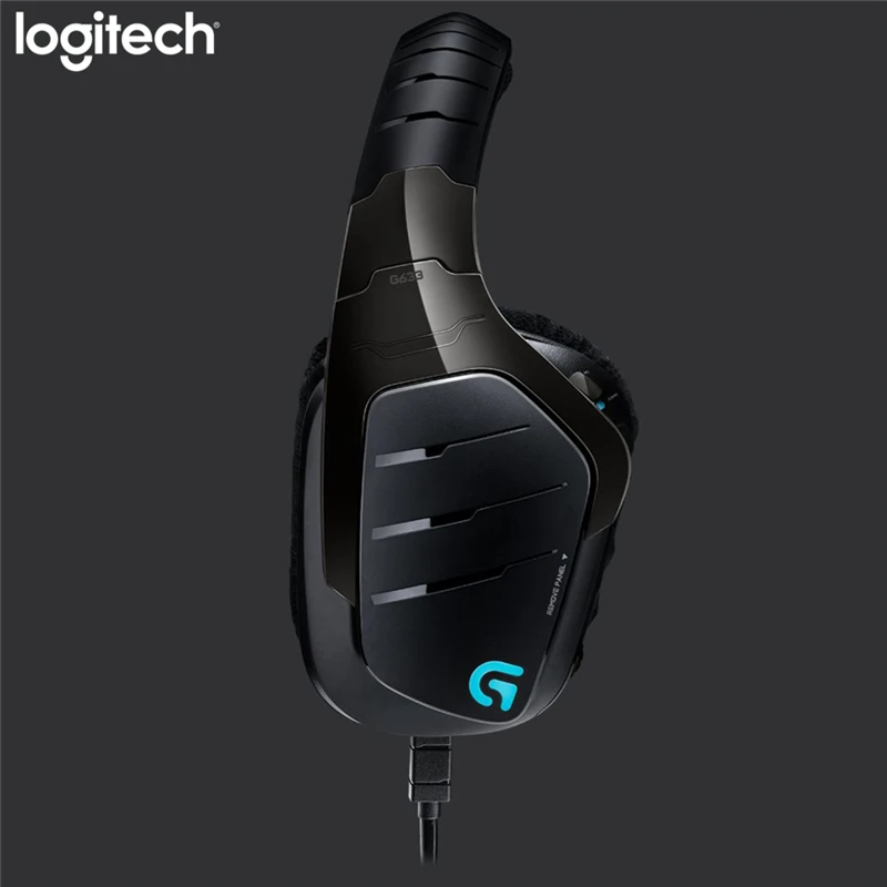 Игровые наушники Logitech G633 Artemis Spectrum RGB 7 1 объемный звук головка микрофона для мыши