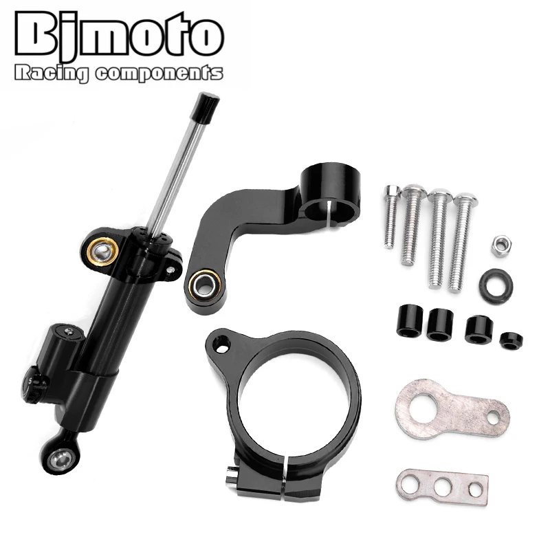 Мотоциклетный демпфер рулевого механизма BJMOTO монтажный кронштейн стабилизатор