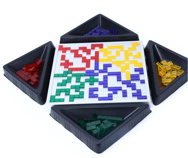 Настольная игра Blokus Обучающие игрушки 484 квадрата легко играть для детей русская