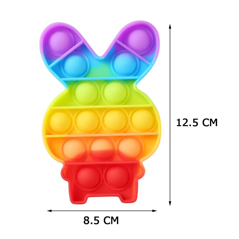

Push Bubble Fidget Rainbow Antistress Toys Pop Fidget Sensory Toys Adult Kids Funny Push Bubble Anti Stress Reliver