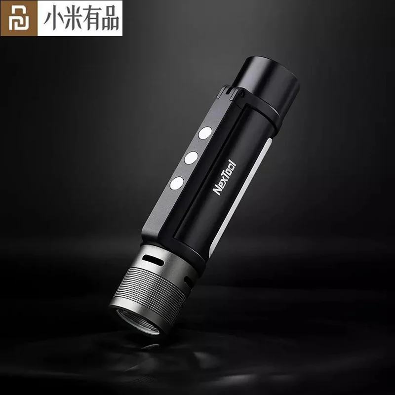 Фонарик Youpin NexTool 6 в 1 светодиодный перезаряжаемый с USB водонепроницаемость IPX4 240 м