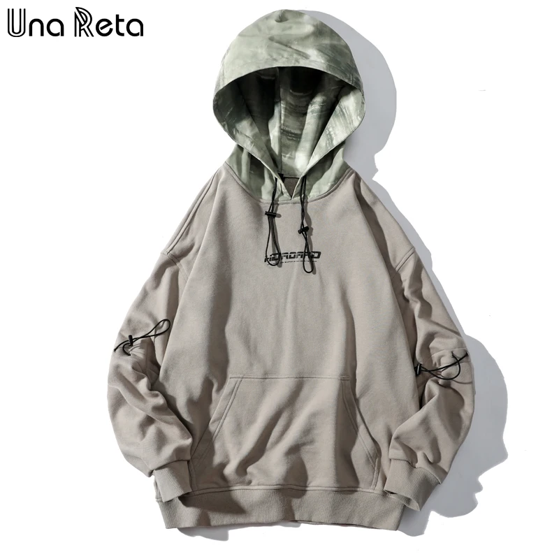 Свитшот UnaReta мужской Повседневный пуловер худи с принтом в стиле Харадзюку топ