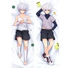 Аниме Hunter X Hunter Killua Zoldyck  Hisoka Dakimakura обнимающая Длинная Подушка Чехол Kurapika Мужская постельное белье Наволочка