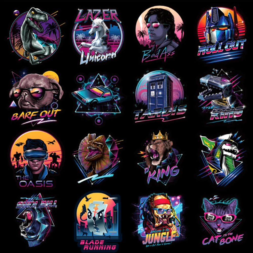 100 шт черные грозы граффити персональные наклейки на канцелярские товары