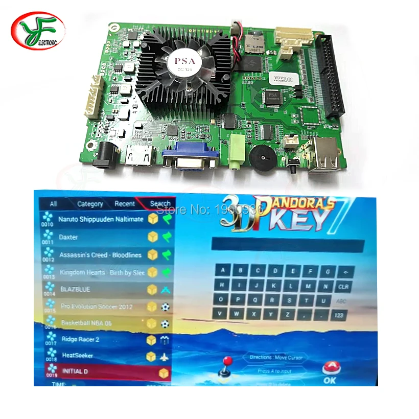 2650 в 1 аркадная игра PCB 3D PANDOR KEY 7 2253 HD Семейные файтинги 1080P HDMI VGA с кабелем|Игры