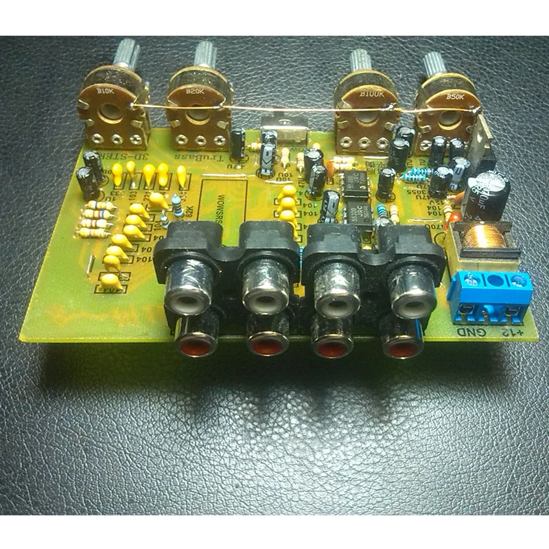 Плата аудио UNISIAN NJM2700 3D SRS Аудиопроцессор 4 1 каналов сигнал выход предварительный
