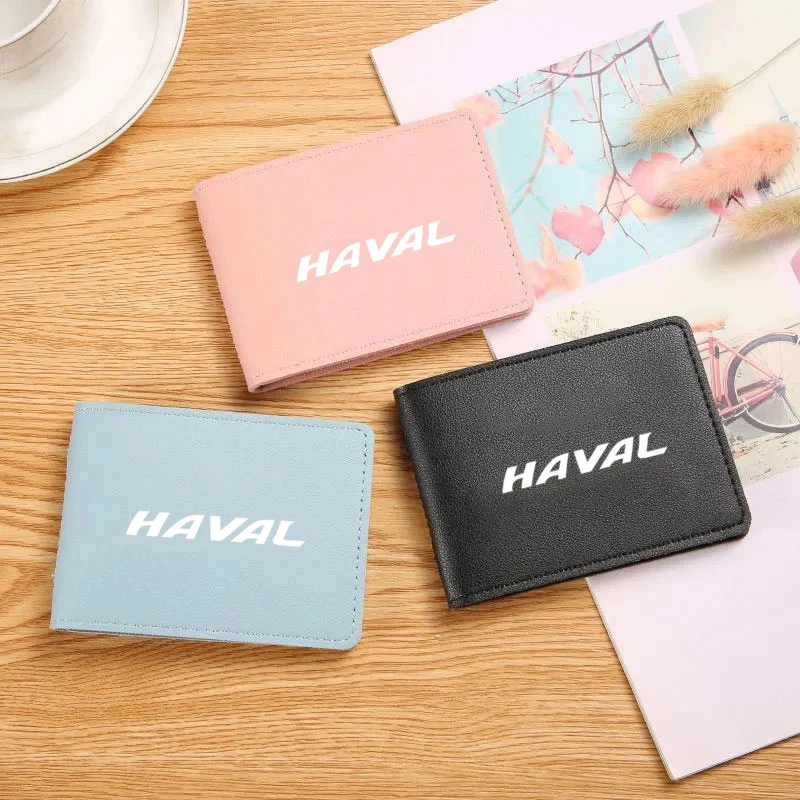 

For haval f7 h6 f7x h2 h3 h5 h7 h8 h9 m4 Ultra-thin Driver License Cover Pu Leather Car Driving Documents Credit Card Holder