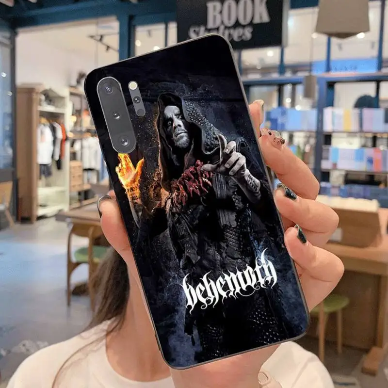 NBDRUICAI Behemoth Rock Band TPU Мягкий силиконовый чехол для телефона Samsung Note 7 8 9 10 pro Galaxy J7 J8 J6