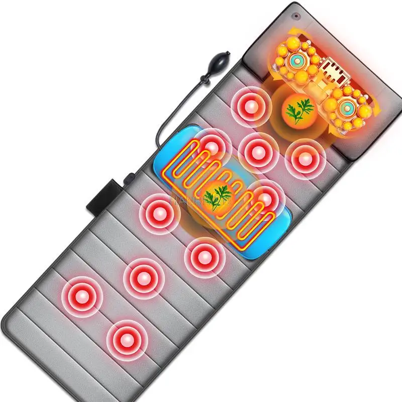 

Cervical massager neck waist back multifunctional massage cushion body massage chair blanket mattress cushion heating pad