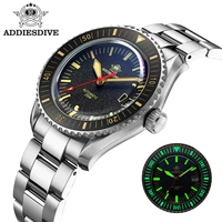 addies dive 2021 new arrival mens watch ad2105 stainless steel case c3 luminous watch nh35 sapphire crystal 200m diving watches