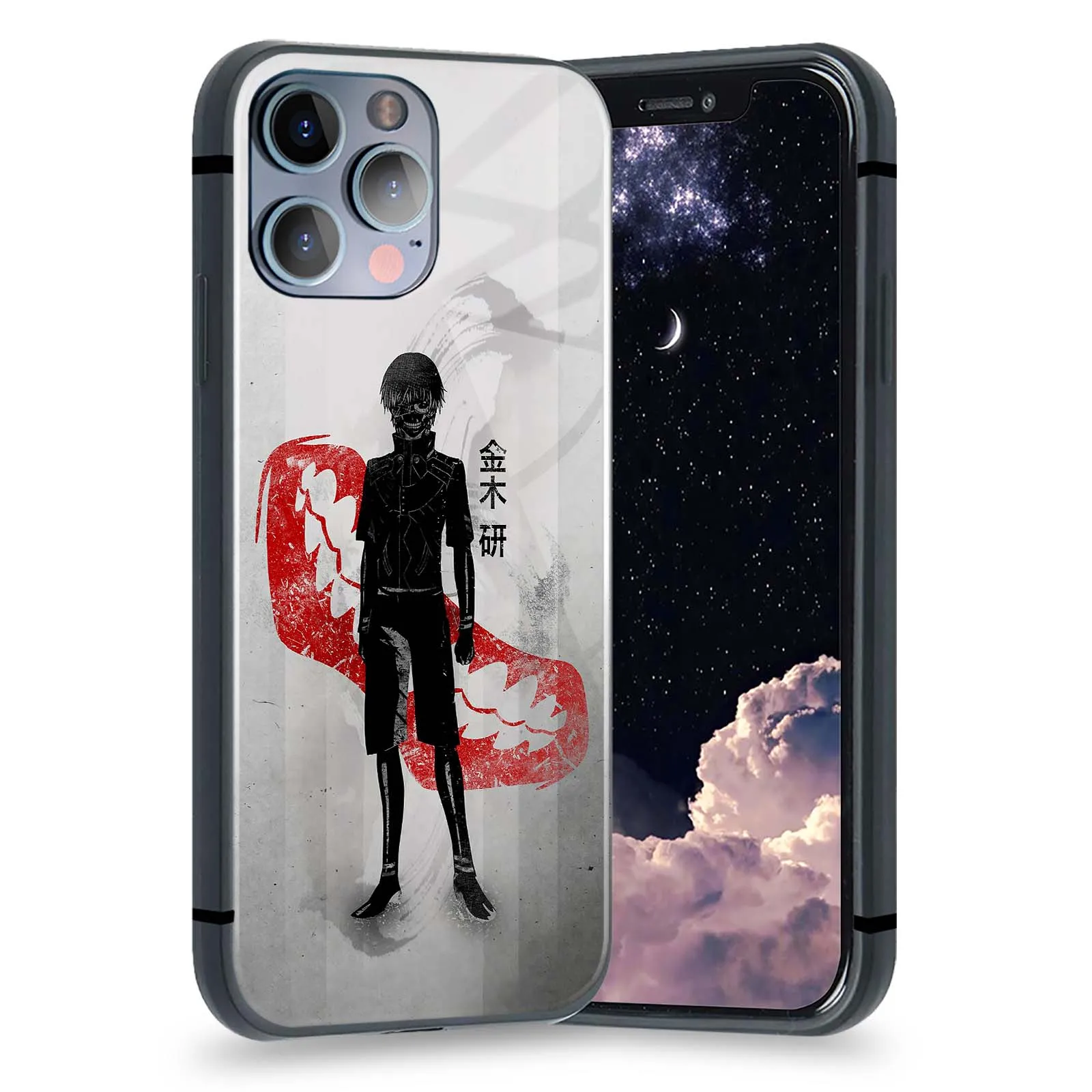 

Keneki Kun Токийский Гуль аниме чехол для телефона iPhone 13 12 11 Mini Pro XS Max 6s SE X XR 7 8 Plus матовый чехол Мягкий стеклянный чехол