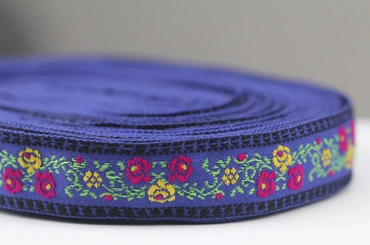 

Лента жаккардовая с вышивкой «сделай сам», 5 ярдов, 2,3 см