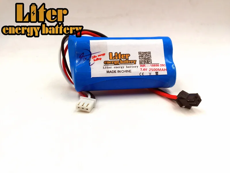 7,4 V 2500 mAH Li-po Lipo Batery 2S Вертолет с дистанционным управлением 7,4 V 2500 mAH Lipo батарея 20C 25C 18650 игрушечная батарея