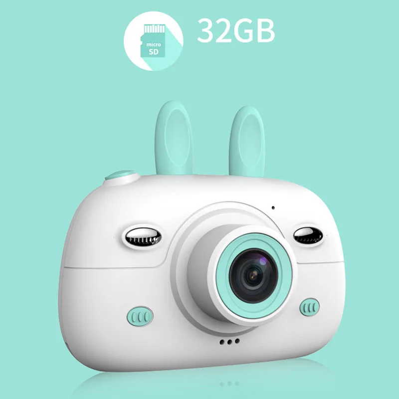 18MP 2,4 дюймов детская мини-камера с цифровым двойным объективом HD камера для фото-видео TF карта Поддержка маленьких зеркальных фотокамер подарки для детей на день рождения