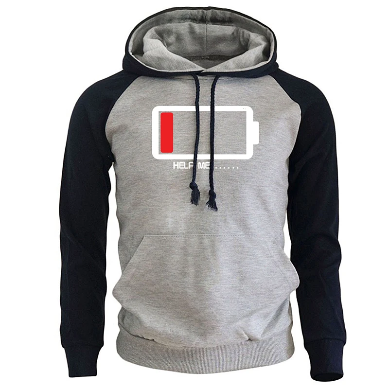 

Мужская Флисовая Толстовка, Повседневная Толстовка с забавным принтом, в стиле Харадзюку, Осень-зима 2019