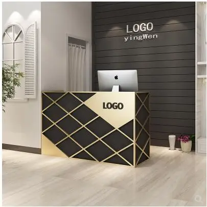 

Modern simple clothing store cashier desk company reception desk front desk beauty salons front counter web celebrity bar