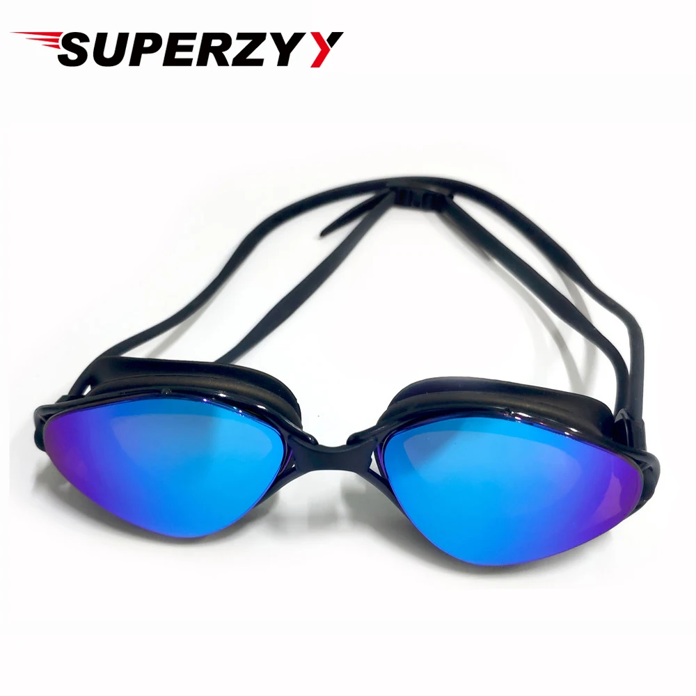 

2020 New Professional Swimming Goggles Anti-fog UV Adjustable Plating Men Women Waterproof Silicone Glasses Adult Eyewear Multi