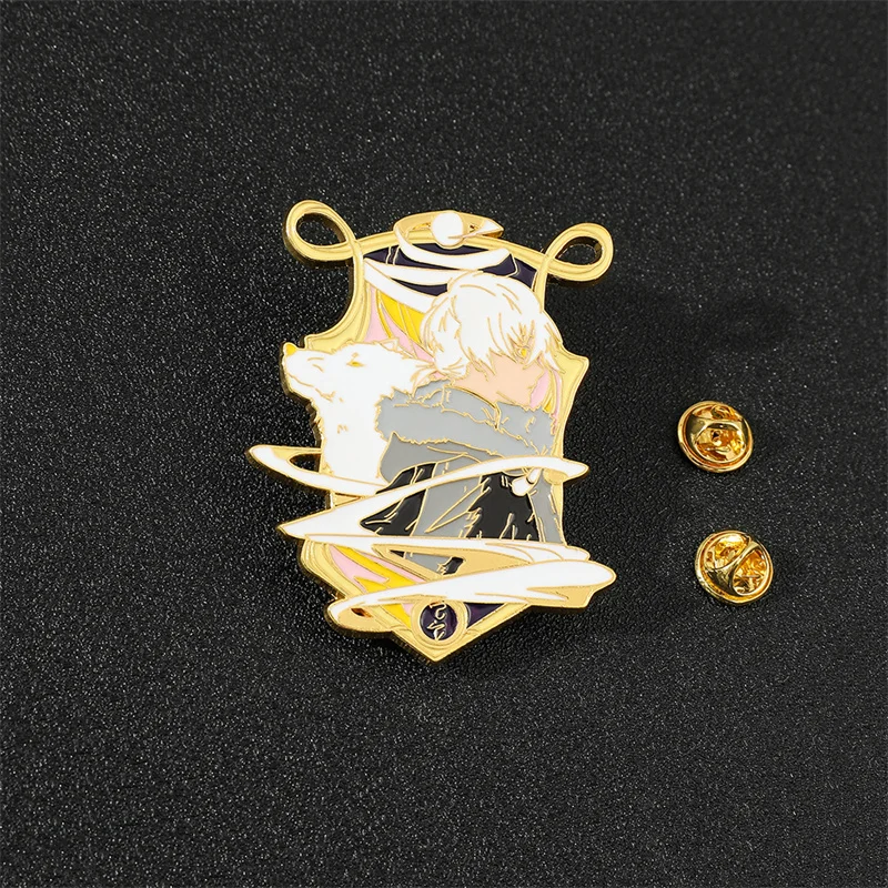 Anime To Your Eternity Metal Badge Figure Brooch Pin Men and Women Trend Souvenir Costume Prop Decoration Christmas Gift
