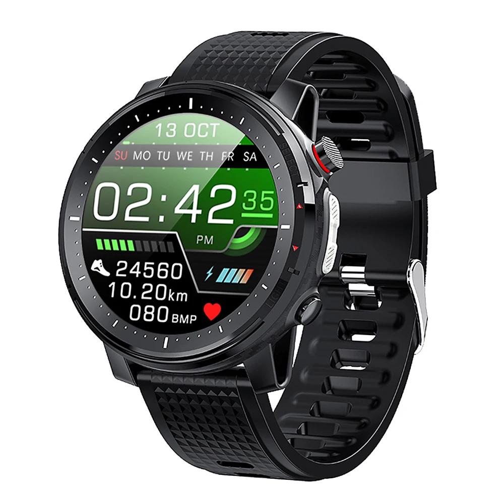 

Reloj inteligente deportivo para hombre, completamente tctil, resistente al agua, IP68, Monitor de ritmo cardaco, para telf