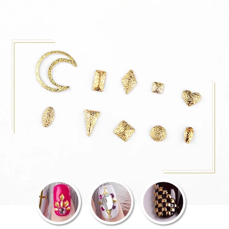 Украшения ногтей Шпильки заклепки круг звезда круглый квадратный треугольник