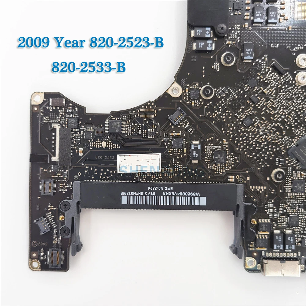 Логическая плата A1286 для материнской платы MacBook Pro 15" 2008 820-2330-A 820-2532-A 2009 820-2523-B 820-2533-B 2010 820-2850-A.