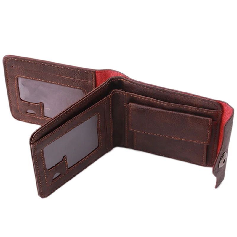 Роскошный маленький кожаный мужской кошелек от известного дизайнера для монет