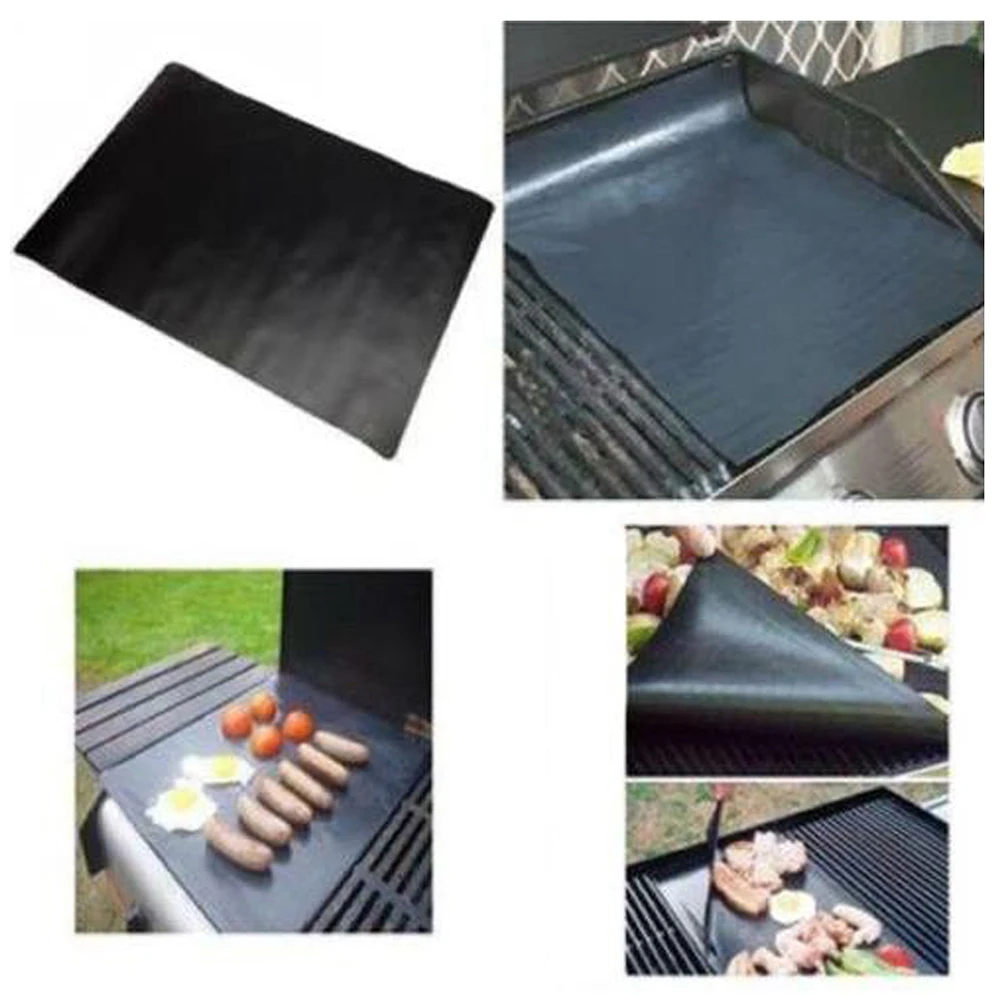 2 шт. антипригарные многоразовые коврики для барбекю гриля коврик выпечки