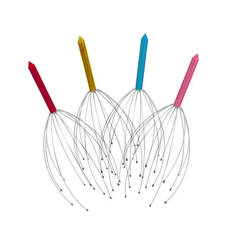 1 шт цвет случайный из Нержавеющей Стали Осьминог головы Массажер для снятия