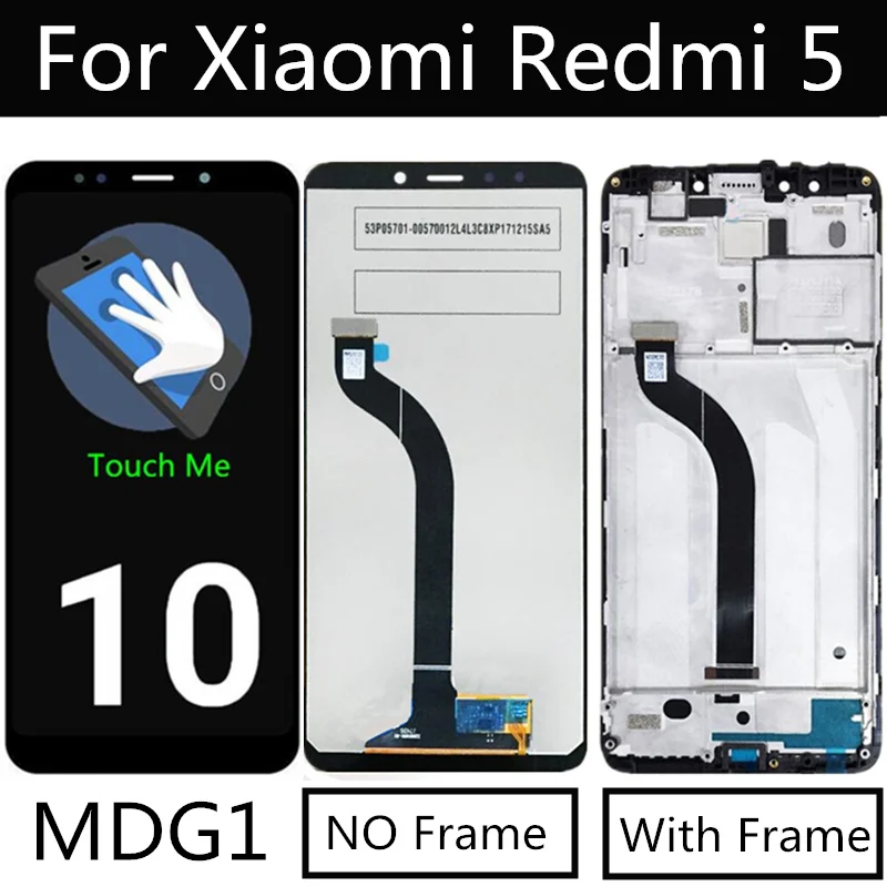 ЖК дисплей 5 7 дюйма для Xiaomi Redmi сенсорный экран в сборе Сменные аксессуары Redmi5 MDG1