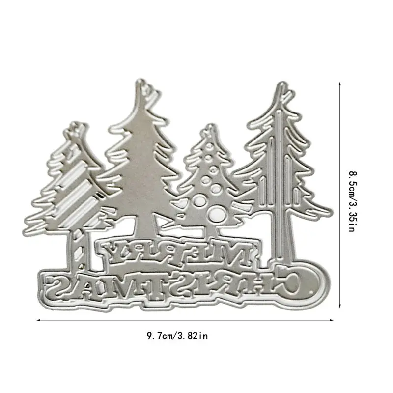 

Merry Christmas Tree Metal Cutting Dies Stencil DIY Scrapbooking Album Stamps 87HB