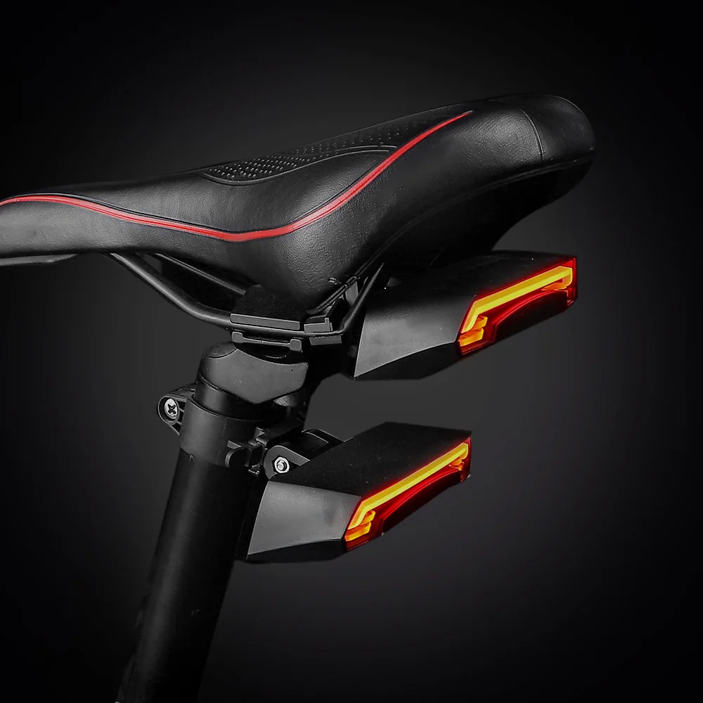 

2020 Bike Tail Light with Turn Signals Wireless Remote Control Waterproof Bicycle Taillight USB Rechargeable Ultra Bright X85