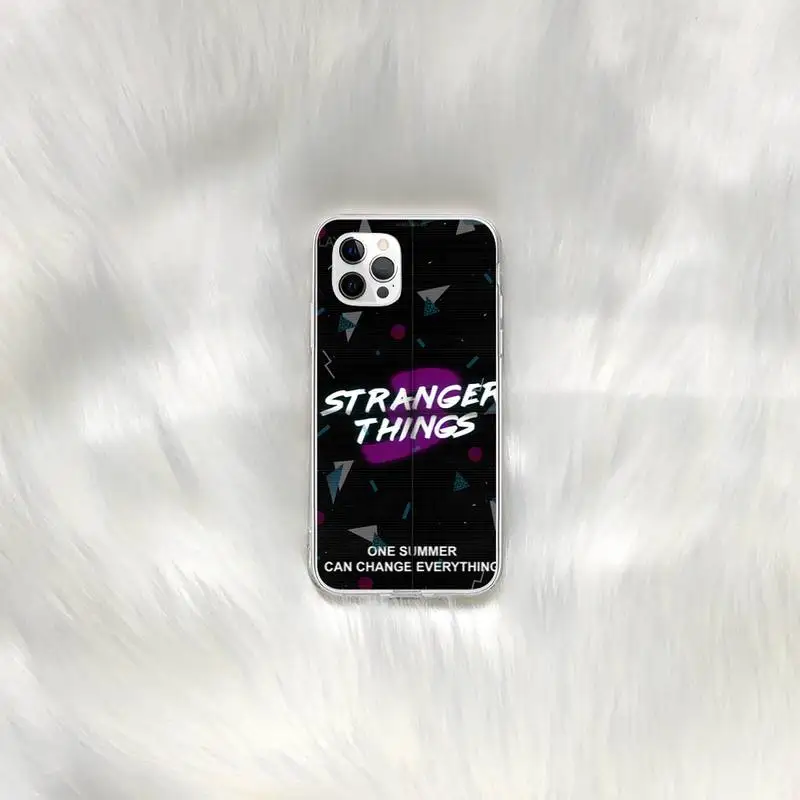 

Stranger Things Silicone Phone Case for iphone 6s 7 8plus xr xs max 11 12 pro max mini clear cover