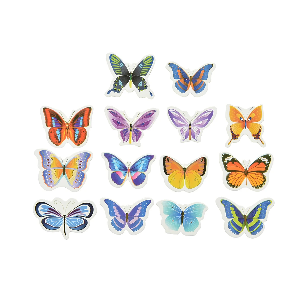 

50pcs Mixed Butterflies Prime Wedding Party Birthday Rice Wafer Paper Cupcake Cake Toppers Decoration Baking Cake Tools
