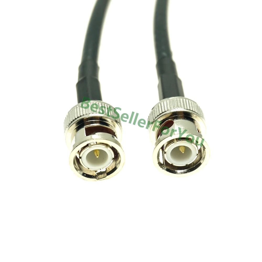 

Кабель RG58 BNC Male Q9 To BNC Male Q9 прямой Лот ОБЖИМНАЯ перемычка