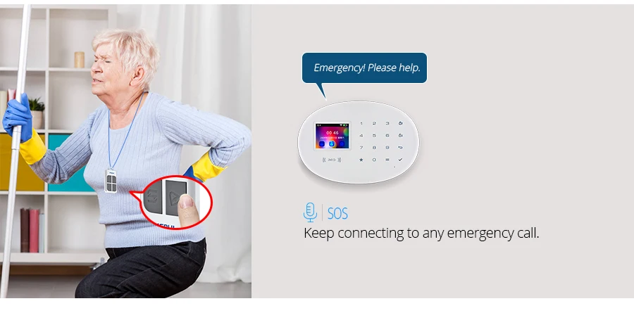 KERUI W20 беспроводной Smart keybord RFID SIM GSM охранный датчик домашняя система охранной сигнализации IOS Android приложение управление сенсорная клавиатура