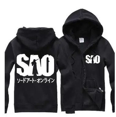 

Unisex Sword Art Online SAO Luminous noctilucent Lovers Cotton Casual Hoodies Sweatshirts Coat Cardigan Jacket