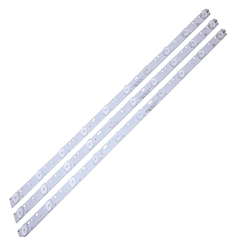 

3pcs 32'' 570mm*17mm 10leds LED Backlight Lamps LED Strips w/ Optical Lens Fliter for TV Monitor Panel 30V New