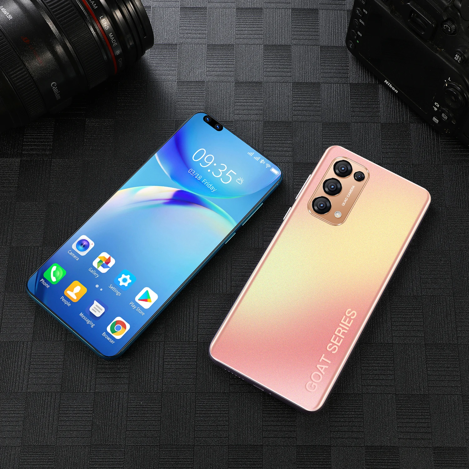 Смартфон Reno5 Pro HD-камера Android 2 + 16 ГБ 4G | Мобильные телефоны и аксессуары