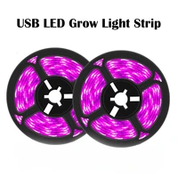 led grow light full spectrum 5v usb grow light strip tape 2835 led phyto lamps for plants greenhouse hydroponic growing lamp 1m
