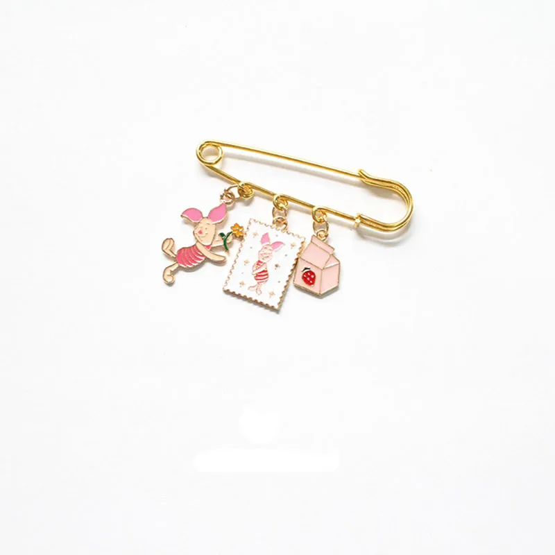 Disney Милая брошь из металла с Микки-Маусом булавки героем мультика Минни значок