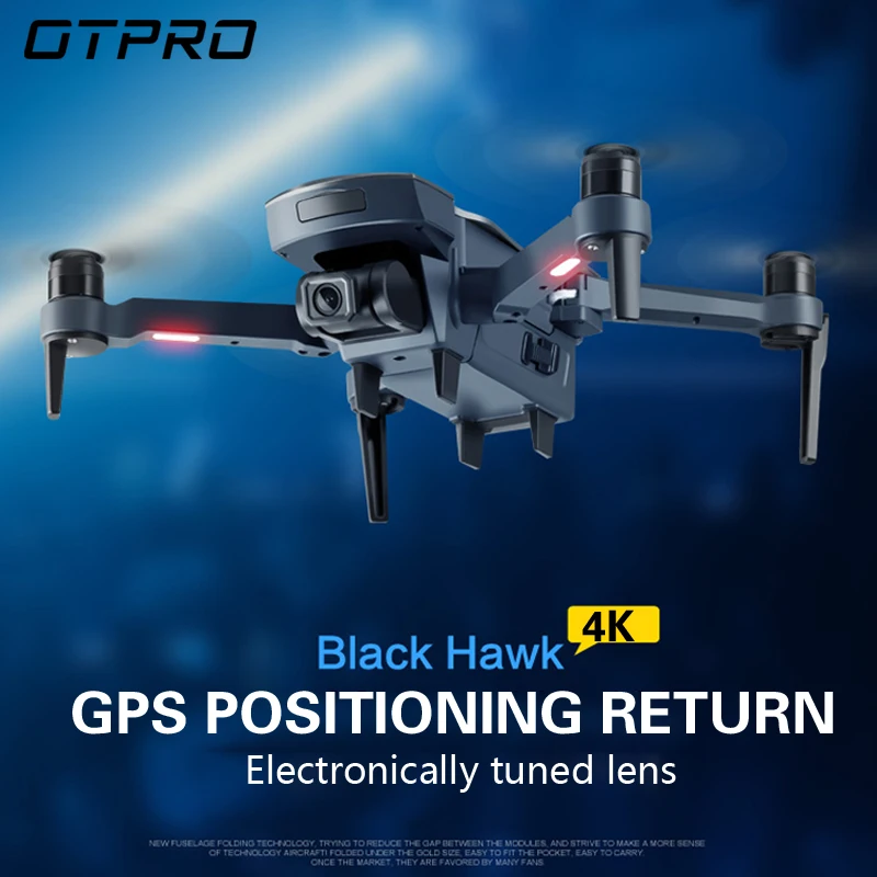 OTPRO mini Drone GPS 4K 1080P камера следуй за мной Quadcopter авто возврат FPV Dron Wifi ufo Вертолет