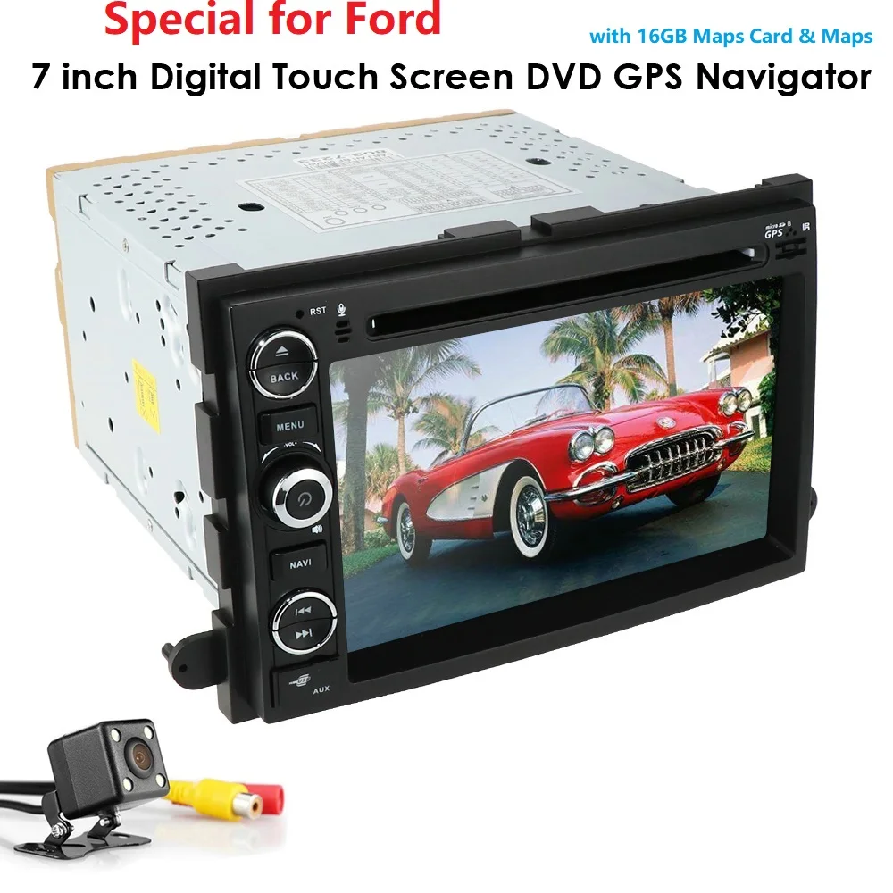 Hizpo Автомагнитола аудио DVD плеер 2Din gps для Ford Fusion Фристайл Телец/тарус х ртутный