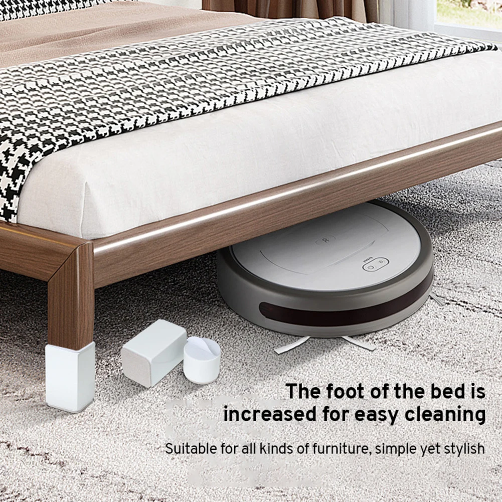 Furniture Risers Bed Riser Chair Leg Lifts Couch Lifters Increase Height Storage Space Desk Table Feet Bedding Accessories | Мебель