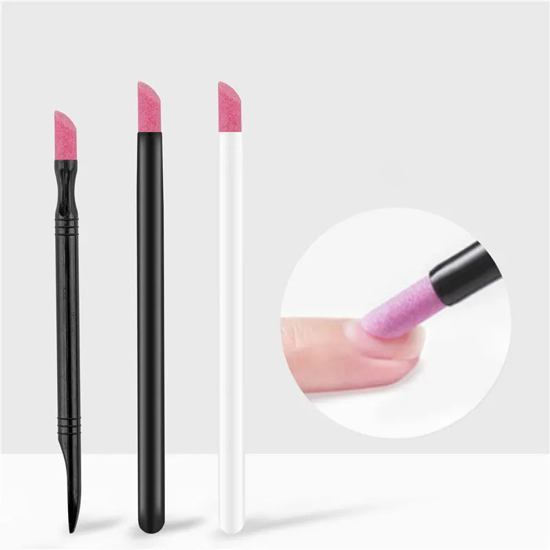 

3PCS Quartz Grinding Rod Double-End Manicure For Nails Art Non-Slip Nail Cuticle Remover Accessories Nail art Tools